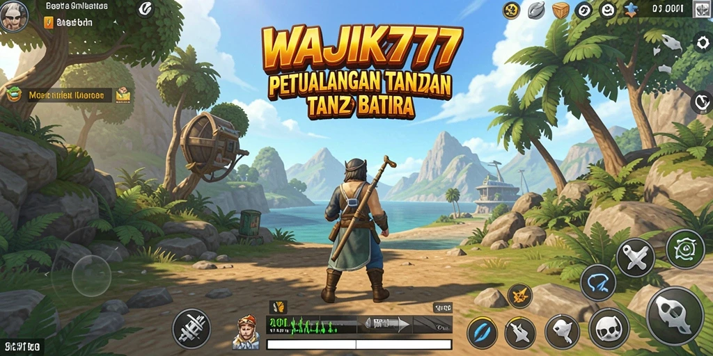 Tampilan gameplay memukau dari WAJIK777 dalam dunia Open World.