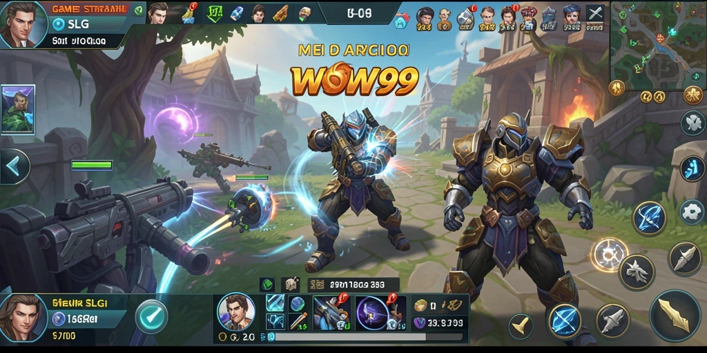 Tampilan gameplay seru dari game SLG WOW99.